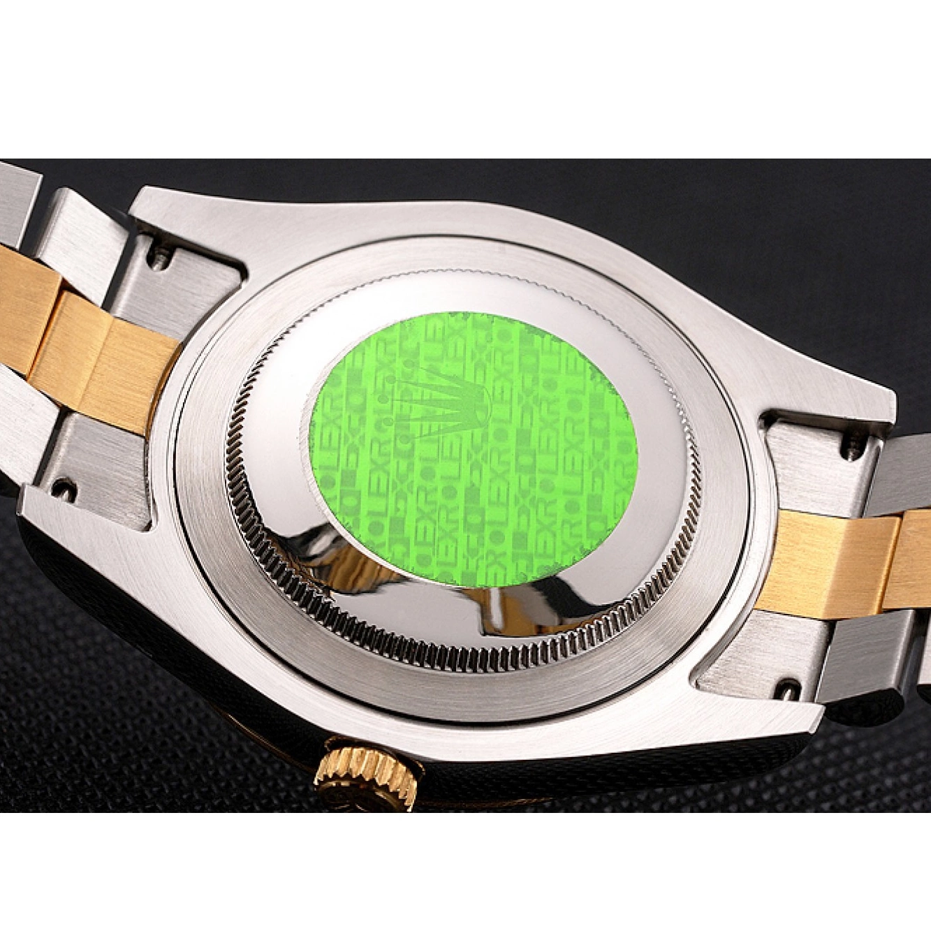 Aaa replica watch Dial Bracelet Bezel And Stainless Gold Swiss Datejust Case Tone Rolex Two Steel 0621